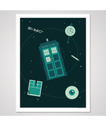 Andrew Heath SIGNED Doctor Who Dr Retro Pop Art Print TARDIS Sonic Screw... - £31.06 GBP