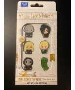 Harry Potter Edible Cake Toppers Decorations Wizarding World 6-Pack Sugar - $315.35 MXN