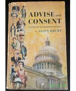 Advice and Consent Vintage Book by Allen Drury