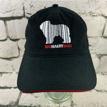 Big Hairy Dog Black Ballcap Hat Strap Back Otto - $14.84