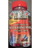 Kirkland Signature RAPID RELEASE ACETAMINOPHEN 500mg 400 Gelcaps (Exp: 1... - $23.76