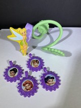 New 5 Party Pack Disney Fairies Tinkerbell Bracelet Charms Cake Topper Peter Pan - £3.14 GBP