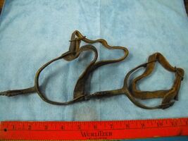 Antique Civil War Era Brass &amp; Copper Spur set X marked 22pt Rawl Rowel 1... - €187,40 EUR