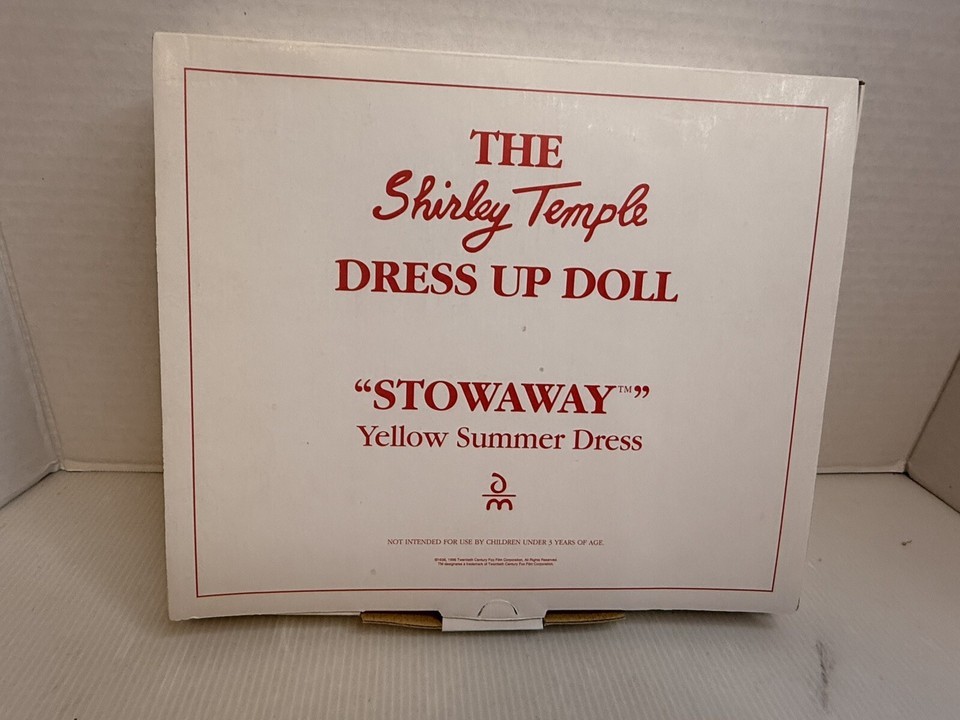 Shirley Temple Dress-Up Doll Outfit “Stowaway Yellow Summer" NIB Fit's 16" Doll Item image 2