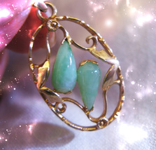 Haunted Antique Jade Necklace Imperial Wealth Extreme Highest Light Magick - £230.83 GBP