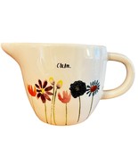 Rae Dunn &quot;Cream&quot; Floral Stems Artisan Collection Pitcher - £15.08 GBP