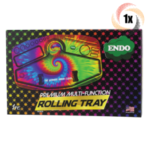 1x Pack Endo Multi Function Rolling Tray With Grinder &amp; More | Tie Dye Design - £34.58 GBP