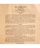 1931 Sparton Radio Model 16 Super Heterodyne Info Advertisement PageF20B - $28.05 CAD