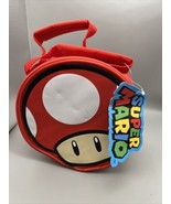 Super Mario Super Mushroom Lunch Bag NEW W/TAGS - £11.96 GBP
