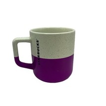 Starbucks Coffee Tea Mug: Purple White Cream 14 Oz. Hot Or Cold - $22.97 CAD