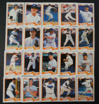 1990 Fleer Detroit Tigers Team Set of 20 Baseball Cards Missing 2 Cards - £2.35 GBP