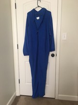 Forever Lazy Fleece Hoodie Pajamas Adult Size Large/XL L Extra Large Blue - £27.67 GBP