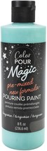 American Crafts Color Pour Magic Pre-Mixed Paint 8oz-Turquoise - $13.20