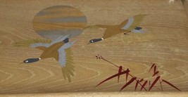 Vintage Vicky Japan Serving Tray Ducks Geese Hand Painted - $24.75