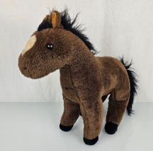 Vintage 1993 TY Winnie Horse Plush Large Brown/Black 14" - $10.88