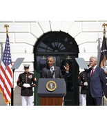 President Barack Obama with President Bill Clinton at White House Photo ... - $8.81+