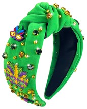 Mardi Gras Headband Green - £26.73 GBP
