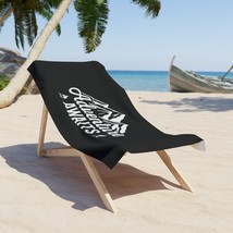 Adventure Awaits Beach Towel: Soft, Durable, Custom Printed, Polyester Front, Co - £29.16 GBP+
