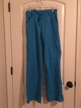 1pc NRG by Barco Women&#39;s Turquoise Blue Scrub Pants Nurse Medical Size XS - £22.58 GBP