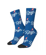 As shown Dodger Dogs - Blue Socks Harajuku Super Soft Stockings All Seas... - $549.68 MXN