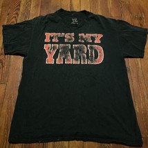 Authentic Undertaker It&#39;s My Yard No Trespassing Mens Black T-shirt Size... - $22.77