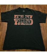 Authentic Undertaker It&#39;s My Yard No Trespassing Mens Black T-shirt Size... - £17.91 GBP
