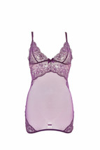 L&#39;AGENT BY AGENT PROVOCATEUR Womens Slip Elegant Lace Purple Size S - £79.87 GBP