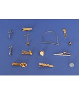 Mens/Tie Clips/Tacks-Lot of 13 Vintage Tie Clasps/Tie Pins - $338.82 MXN