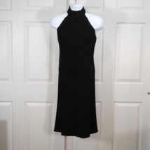 Vintage Lauren Ralph Lauren Halter Dress Rhinestone Bedazzle Gown Dress Formal 8 - £59.02 GBP
