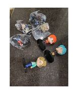 Set Of 7 BTS Mini Vinyl Figure Doll Set In Baggies Korean K-Pop Stars Ba... - $20.93