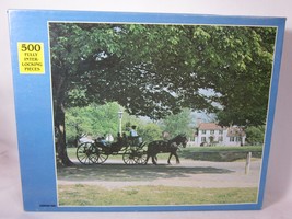 Rainbow Works 500 Piece Puzzle CARRIAGE RIDE Sealed Jigsaw - $6.93