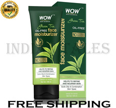  WOW Skin Science Green Tea Face Moisturizer - OIL FREE - Quick Absorbing 100ml  - £19.80 GBP