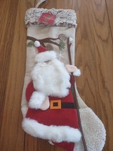 December Home Santa Stocking - Brand New - $25.15