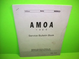 AMOA 1989 Service Bulletin Book Pinball Amusement Machine Arcade Games Vintage - £10.40 GBP