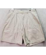 Polo Ralph Lauren Chino Shorts Men&#39;s 34 Khaki Cotton Slash Pockets Pleat... - £18.06 GBP