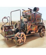 The Berkley Design Copper Fire Truck / Music Box 25039 Smoke Gets In You... - $284.53 MXN