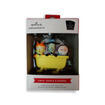 Hallmark Ornaments Nightmare Before Christmas Lock, Shock, and Barrel Ornament - £10.99 GBP