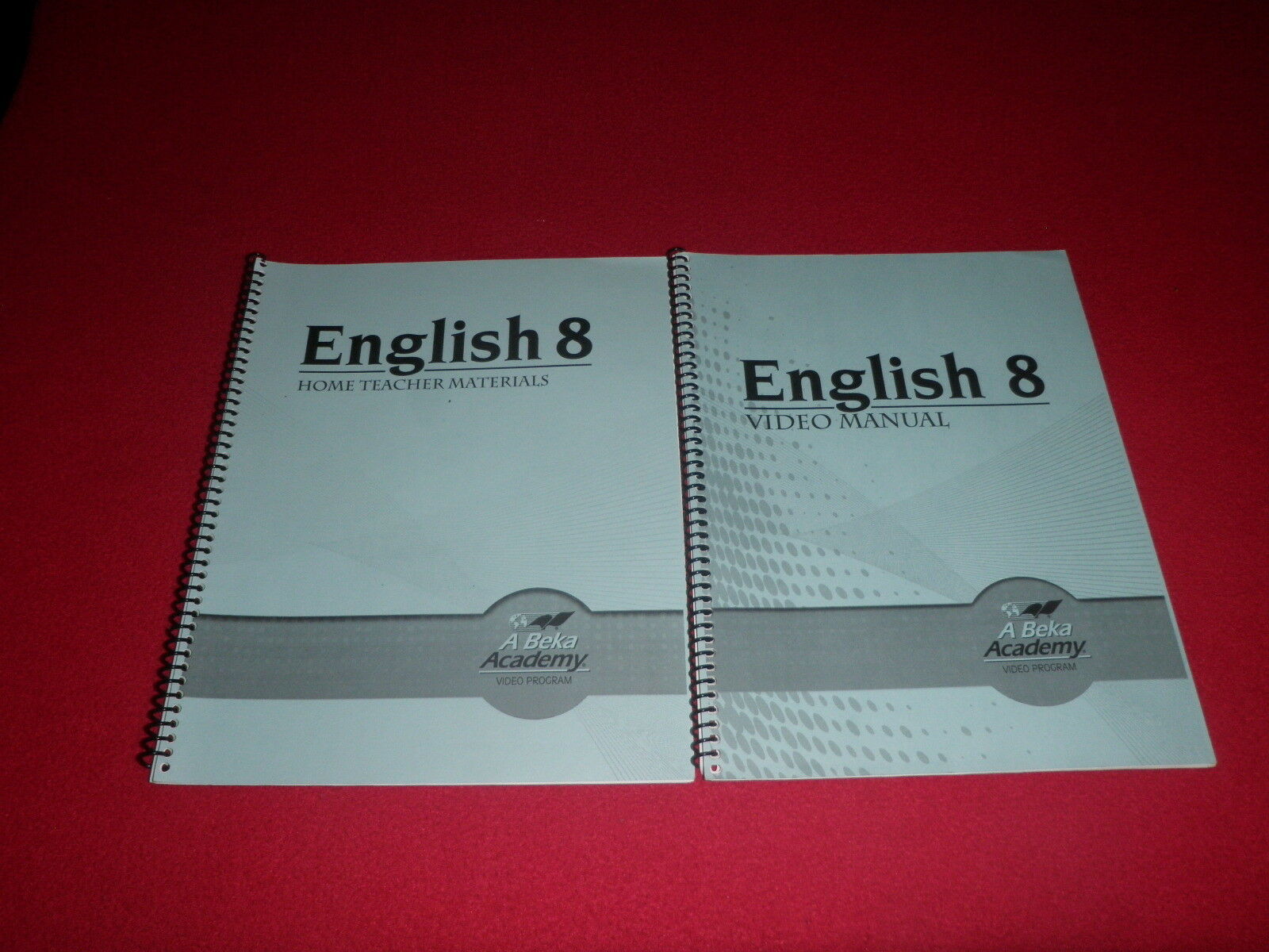 Abeka English 8 Video Manual Home Teacher Materials - $16.65