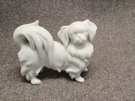Ardalt Lenwile Porcelain China Vintage White Pekinese Dog Figurine EUC - £26.26 GBP