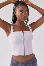 Urban Outfitters UO Cleo Cargo Bustier Top Medium NEW W TAG - £30.68 GBP