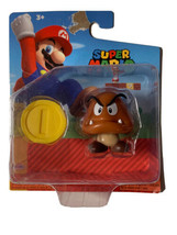 Super Mario Brothers 2.5" Figure - Goomba with Coin - Nintendo NES Collectible - £8.55 GBP