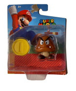 Super Mario Brothers 2.5&quot; Figure - Goomba with Coin - Nintendo NES Colle... - £8.71 GBP
