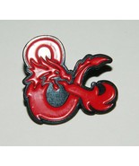Dungeons &amp; Dragons Gaming Ampersand Dragon Logo Metal Enamel Pin NEW UNUSED - £6.16 GBP