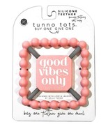 Bella Tunno Tots Silicone Teether, GOOD VIBES, Pink BPA &amp; PVC Free, Easy... - $14.98