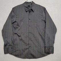 Hugo Boss Men&#39;s Shirt Size L Large Long Sleeve Casual Dress Button Up Gr... - $23.87