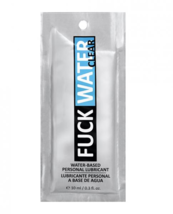Fuck Water Clear H2O Personal Lubricant Foil Pack - 0.3 Oz | Water-Based... - $20.99