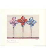 WAYNE THIEBAUD Three Wind Toys (Lg) SIGNED 32&quot; x 40&quot; Offset Lithograph 2... - $2,249.04 CAD