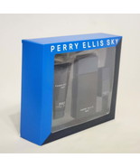Perry Ellis Sky 3PCs men set, 3.4 + 0.25 oz EDT spray + shower gel - $1,287.64 MXN