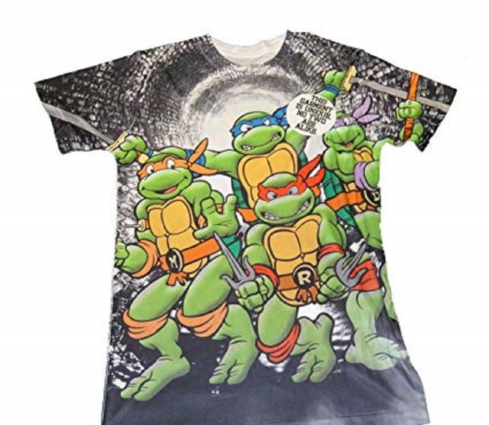 TMNT TEENAGE MUTANT NINJA TURTLES MEN&#39;S GRAPHIC SMALL T-SHIRT NEW - $18.75