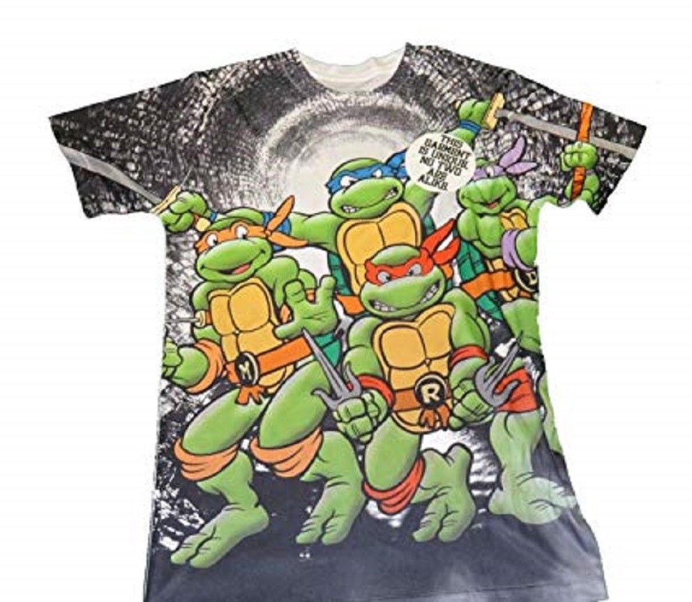 Primary image for TMNT TEENAGE MUTANT NINJA TURTLES MEN'S GRAPHIC SMALL T-SHIRT NEW